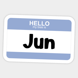 My Bias is Jun Sticker